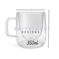Glass Snowglobe Mug Blank | Hot & Cold Friendly | Square Handle