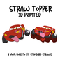 Straw Toppers | 3D Printed | 8mm Hole