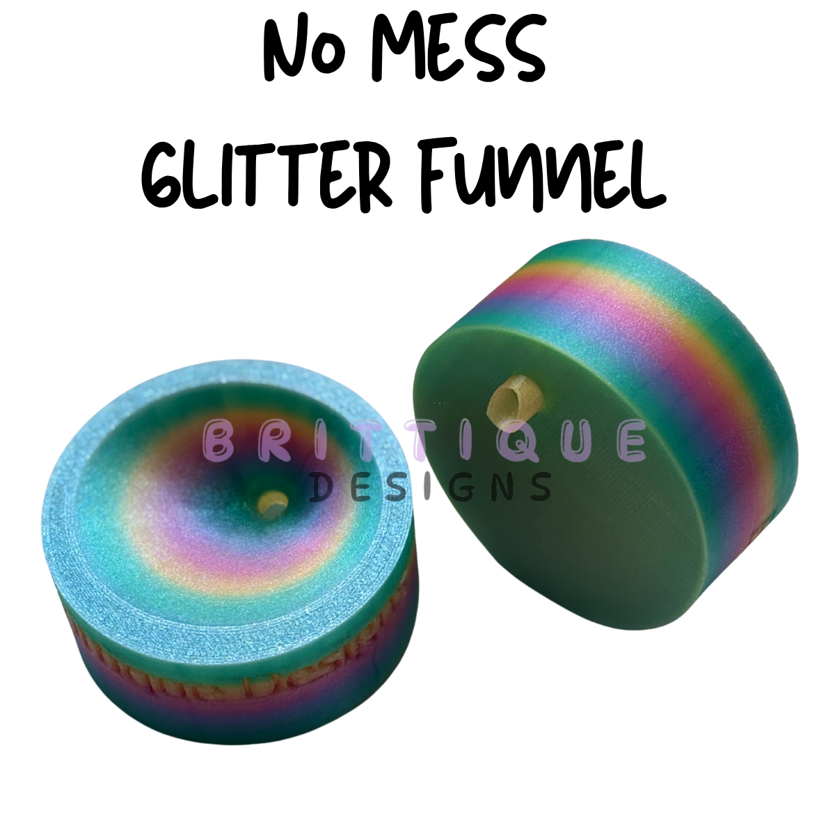 No Mess Glitter Funnel | 3D Printed Craft Funnel