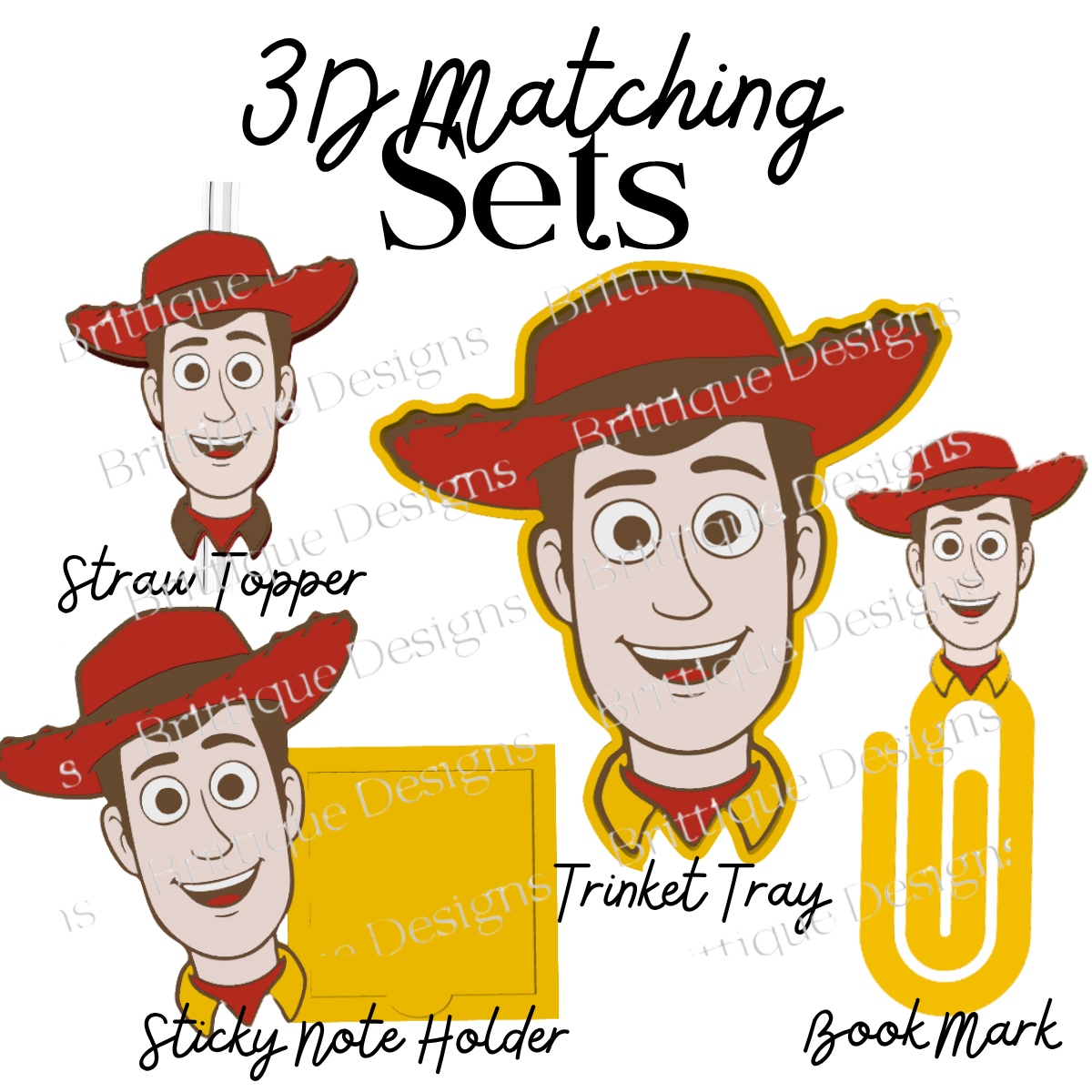 W00dy Head | 3D Matching Set