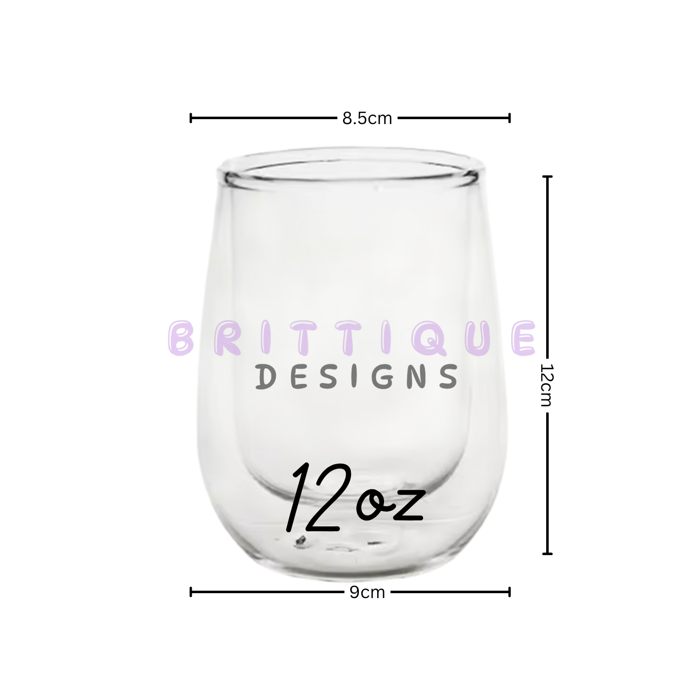 Glass Wine Snowglobe Blank