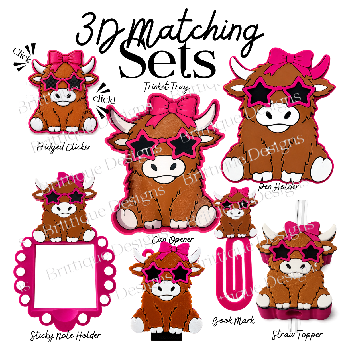 Cool Highland | 3D Matching Set