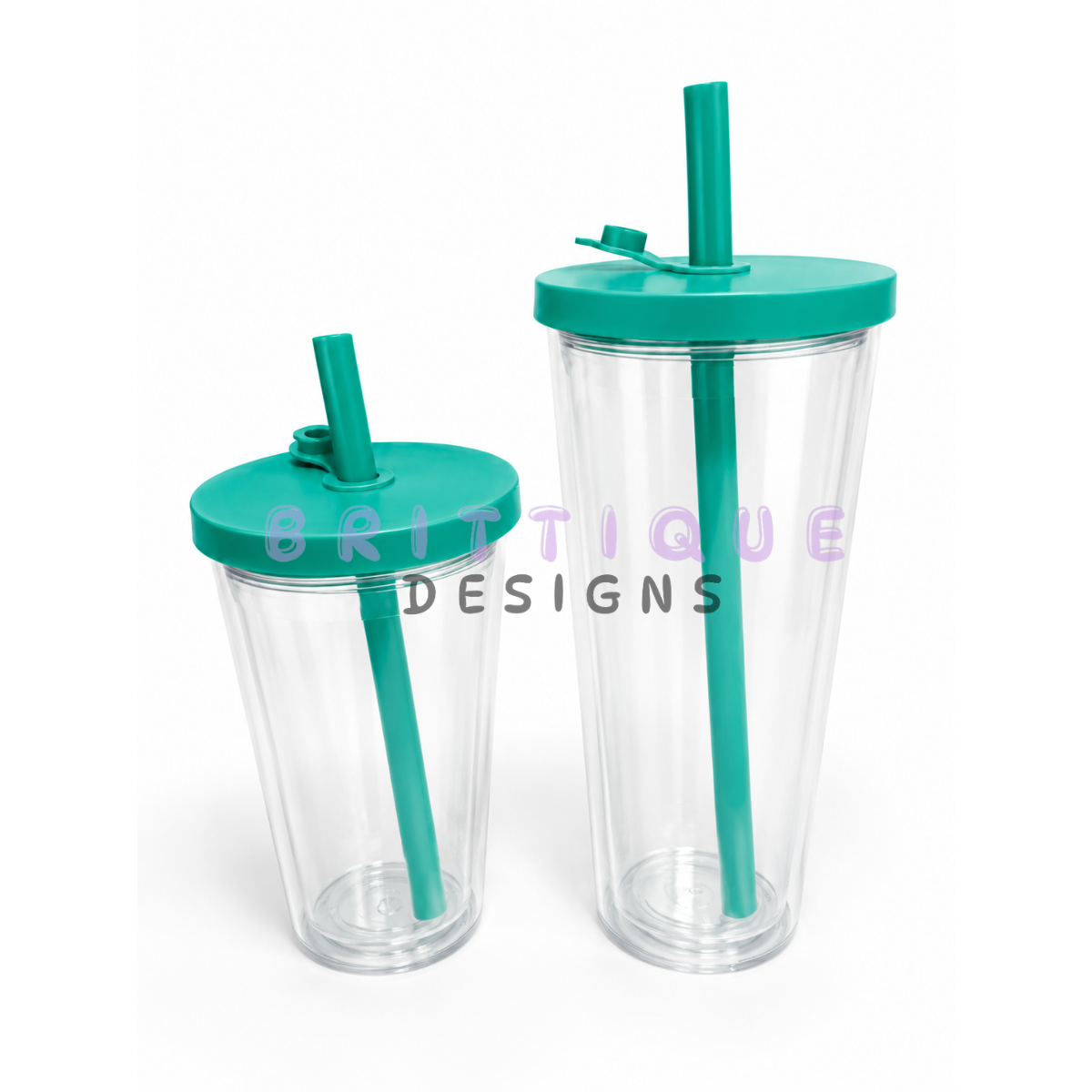Acrylic Boba Stadium Snowglobe Tumbler | Blank