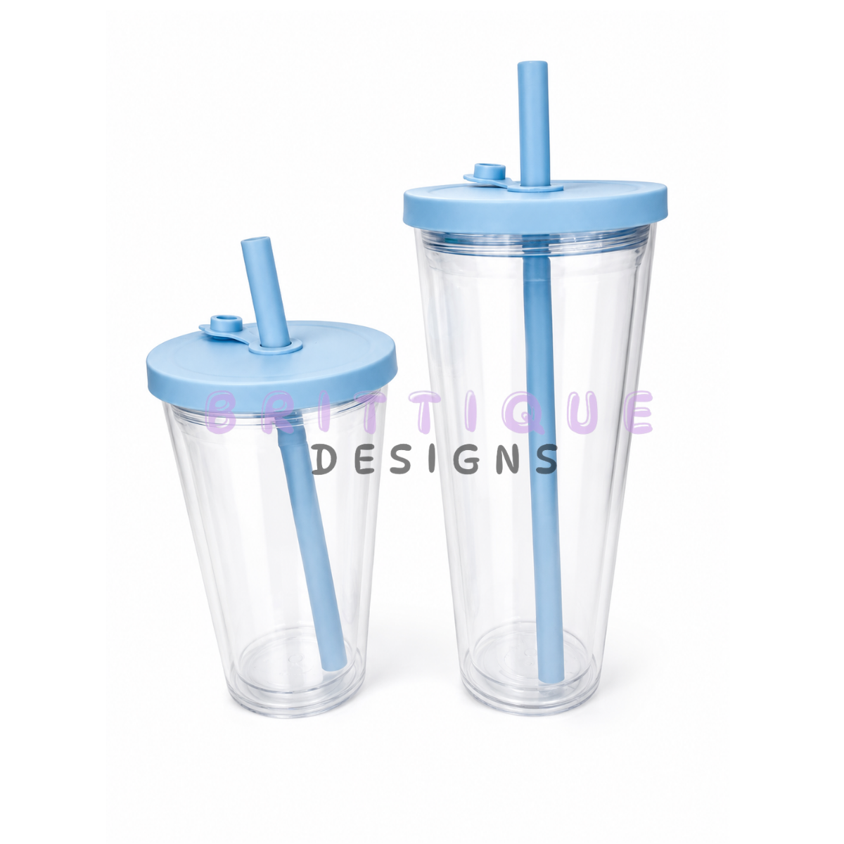 Acrylic Boba Stadium Snowglobe Tumbler | Blank