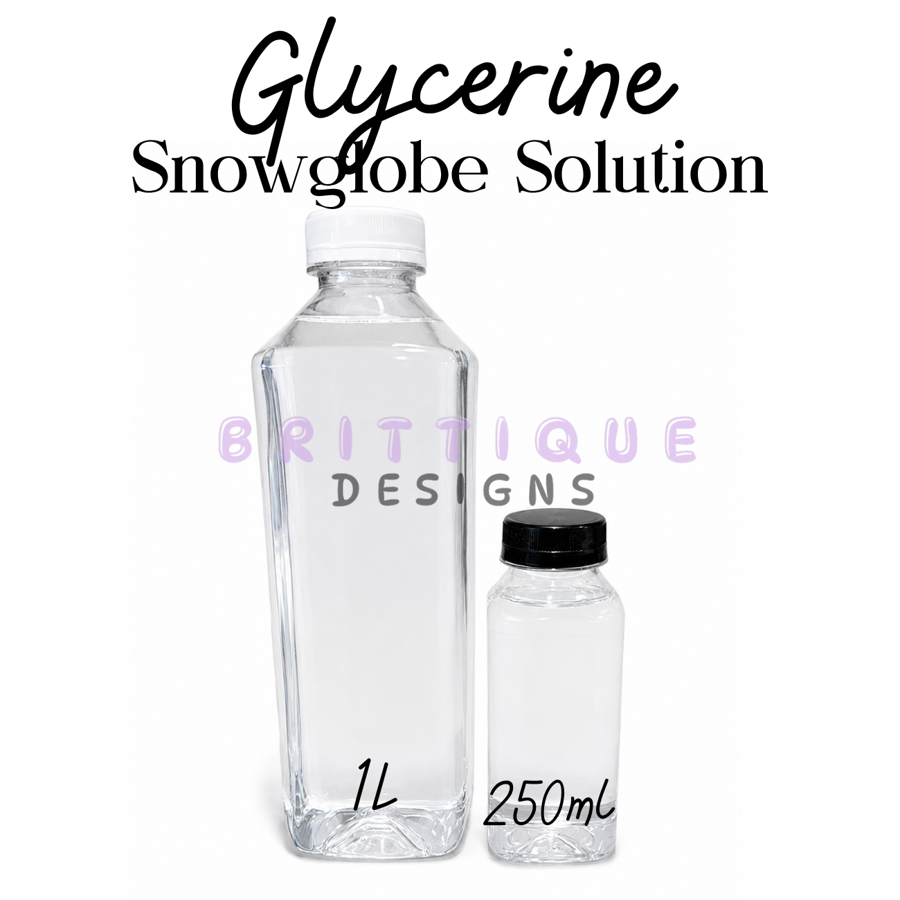 Glycerine for Snow Globe Tumblers | 1L & 250ml