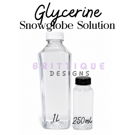 Glycerine for Snow Globe Tumblers | 1L & 250ml