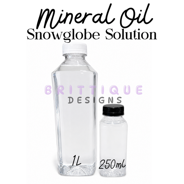 Mineral Oil for Snow Globe Tumblers | 1L & 250ml