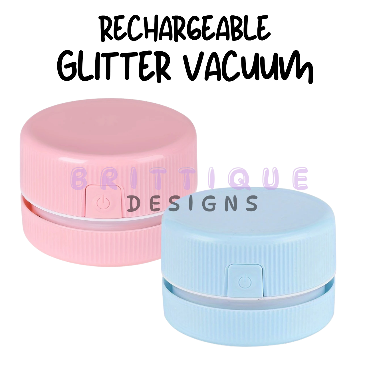 Rechargeable Mini Desk Vacuum | Glitter & Craft Cleaner