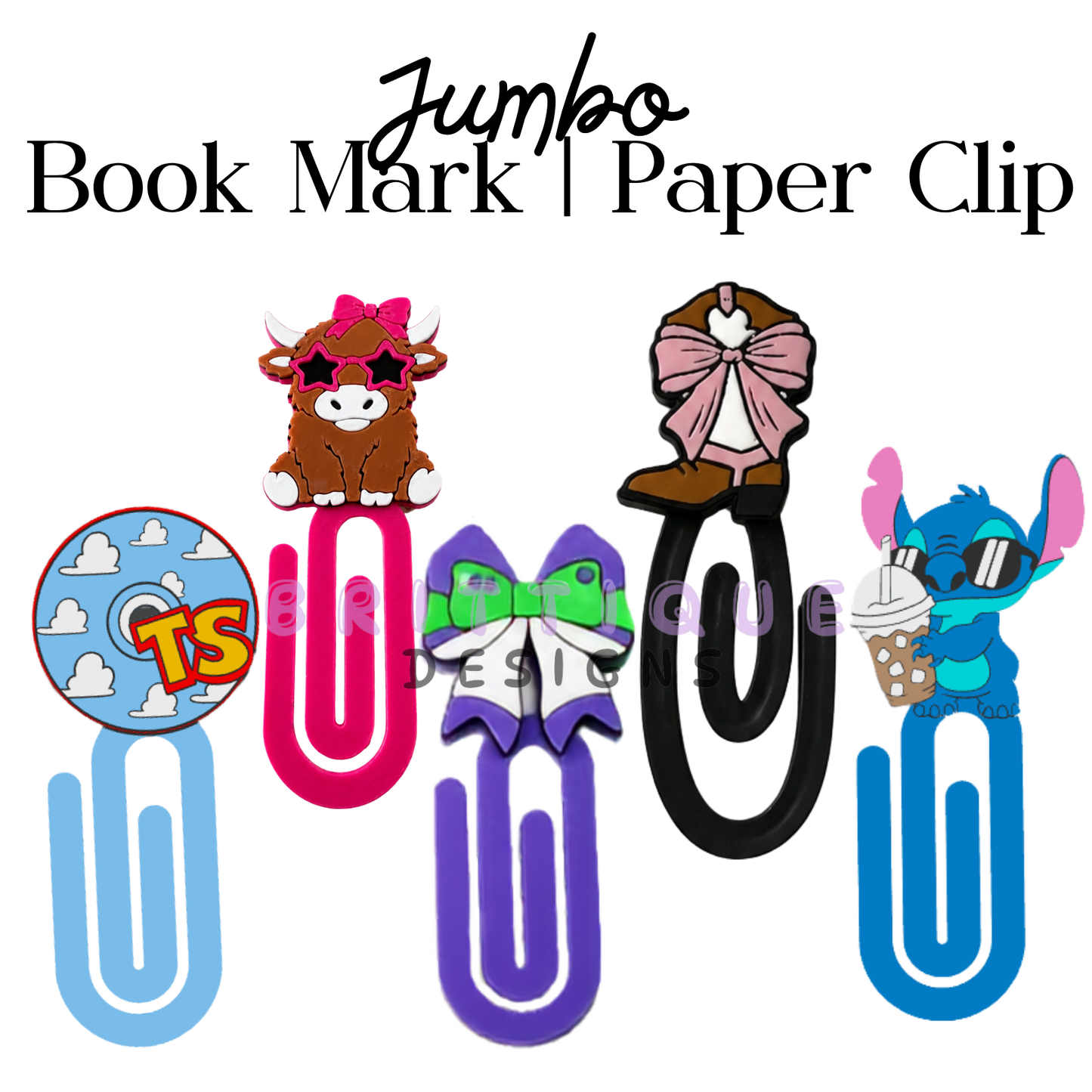 Jumbo Book Mark | Paper Clip | 3D Printed