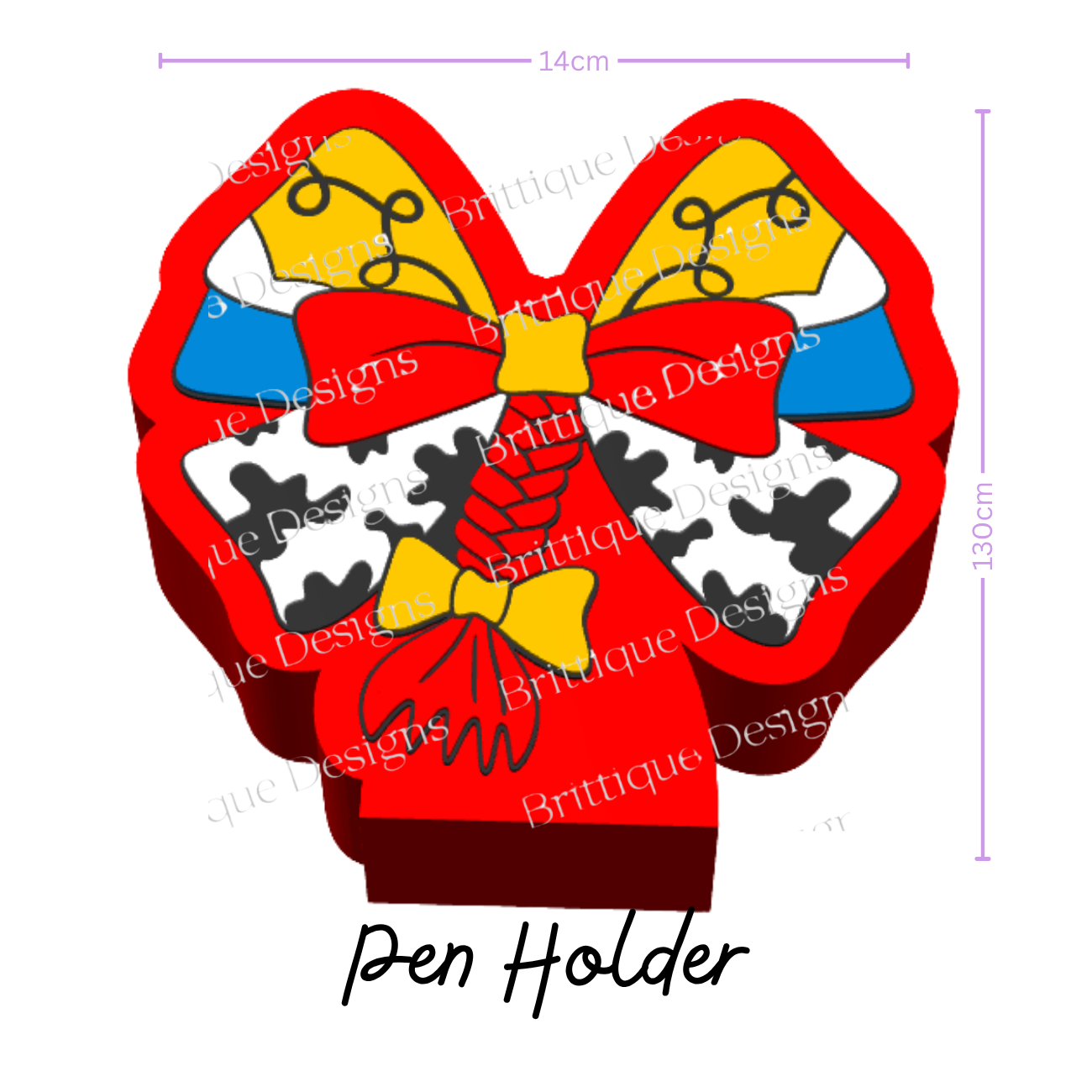 Cowgirl Bow | 3D Matching Set