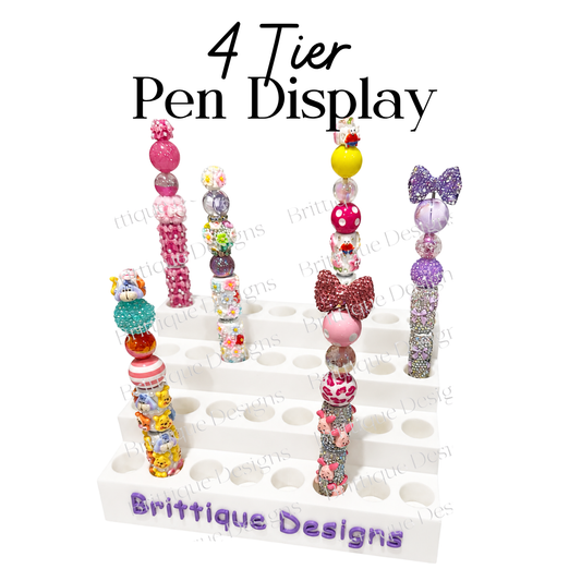 Personalised 4 Tier Pen Display Holder