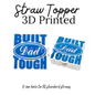 Straw Toppers | 3D Printed | 8mm Hole