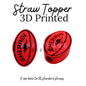 Straw Toppers | 3D Printed | 8mm Hole