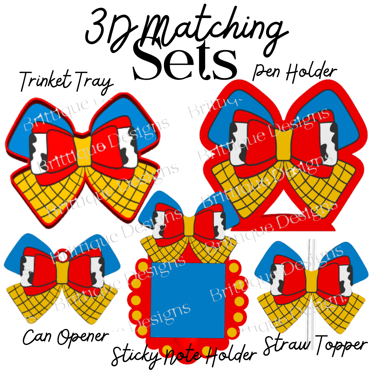 Ts Bow | 3D Matching Set