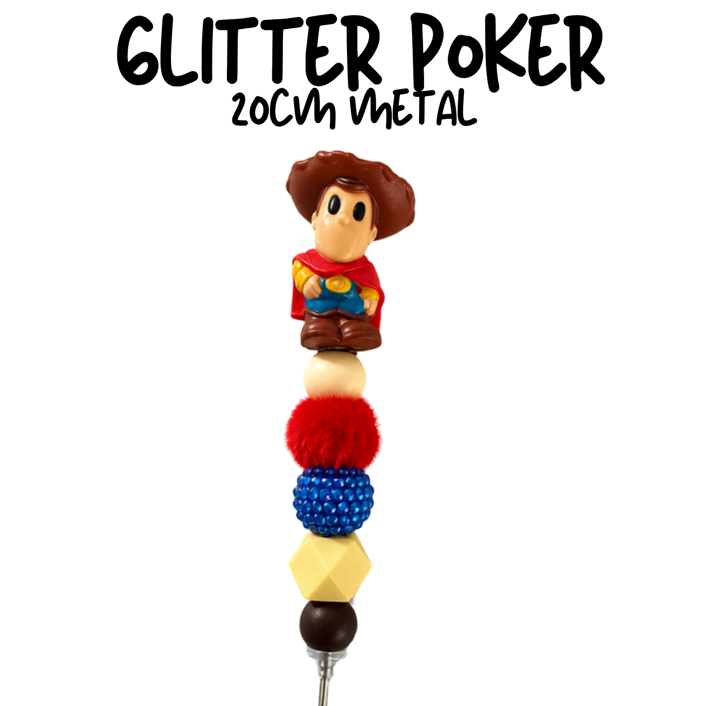 Ooshie Inspired | 8" Glitter Poker