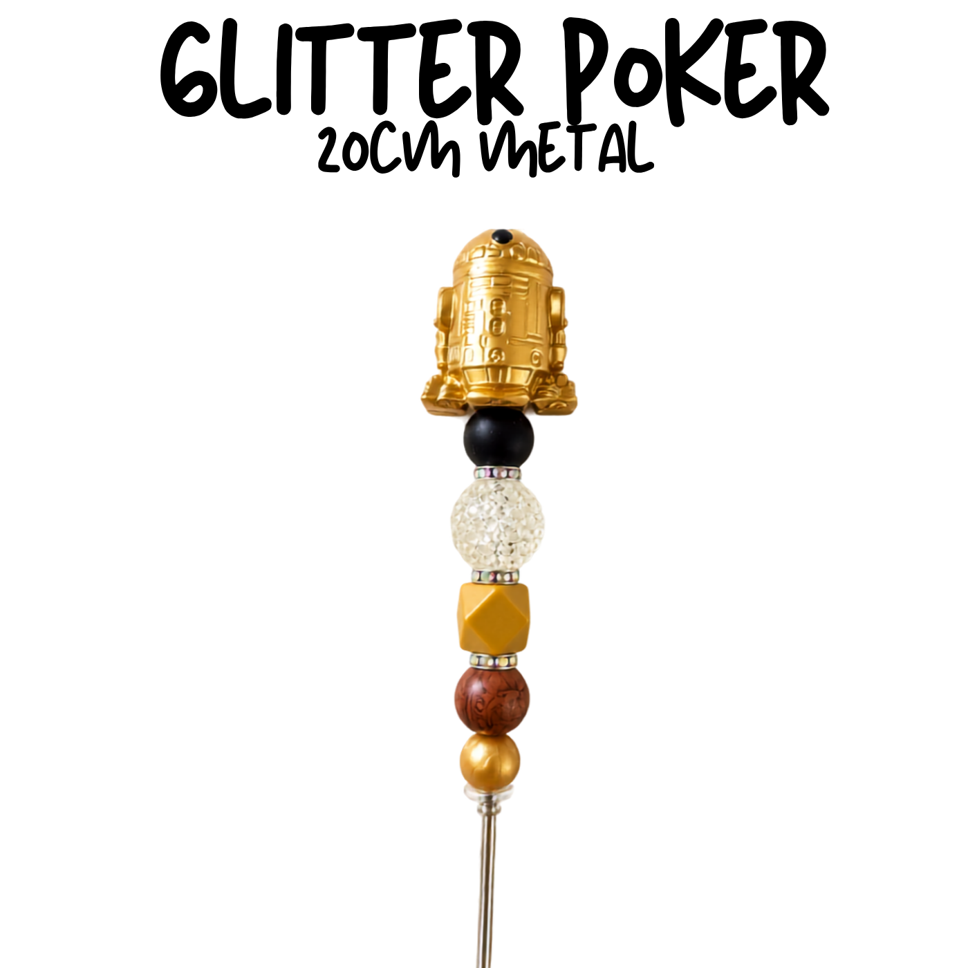 Ooshie Inspired | 8" Glitter Poker