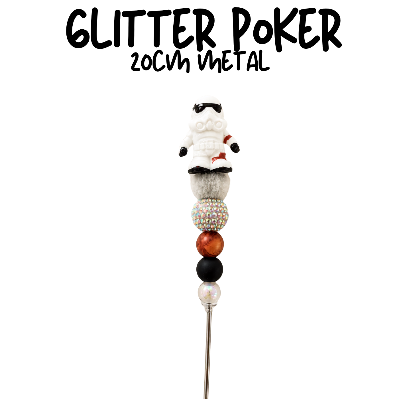 Ooshie Inspired | 8" Glitter Poker