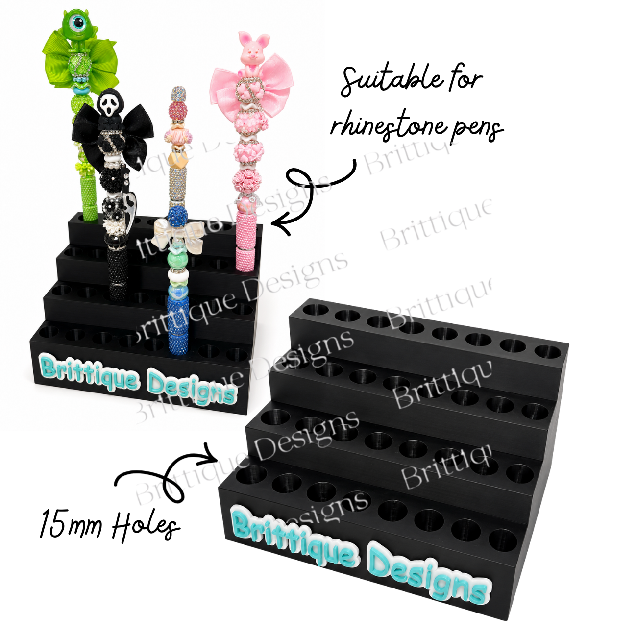 Personalised 4 Tier Pen Display Holder