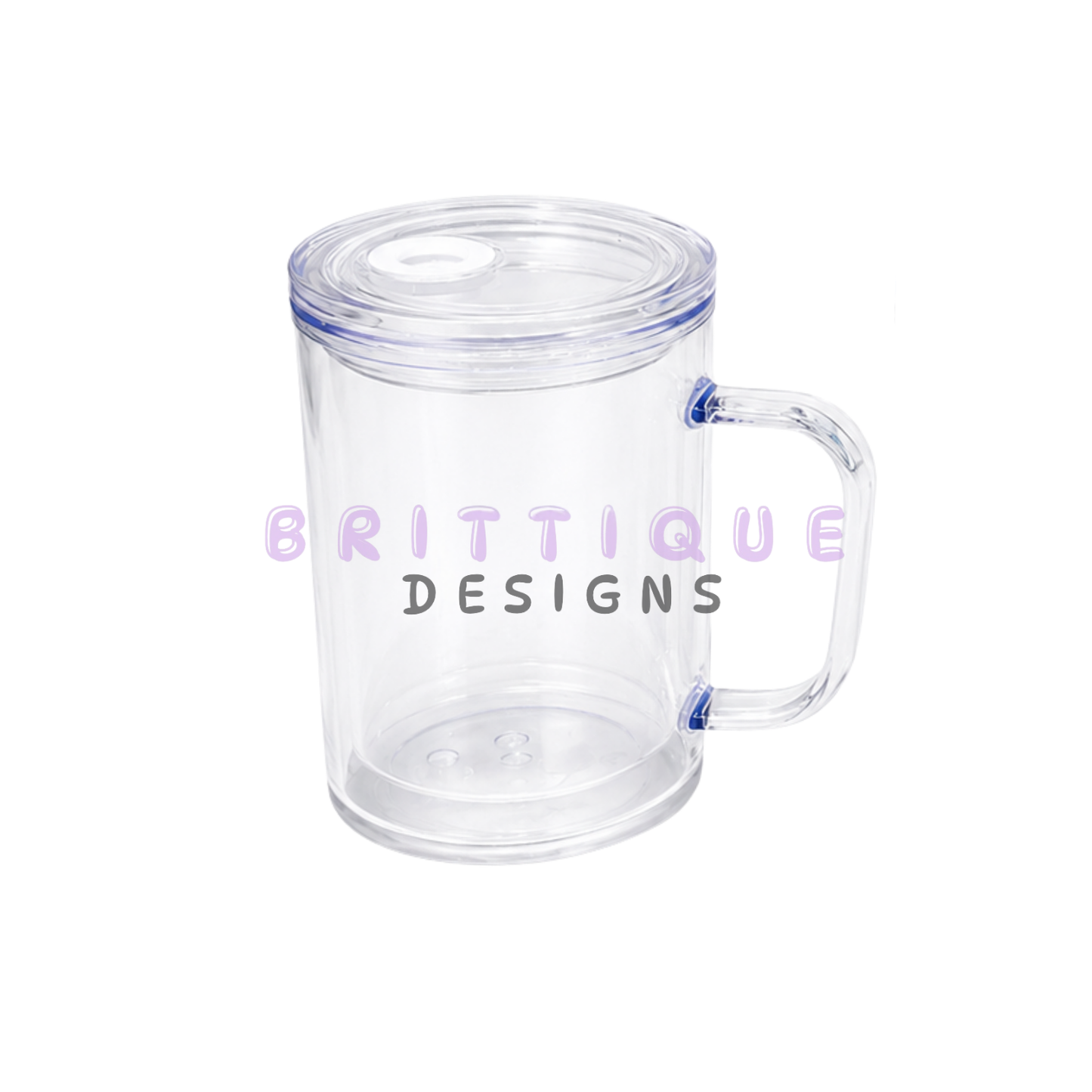 17oz Acrylic Snowglobe Mug | Blank