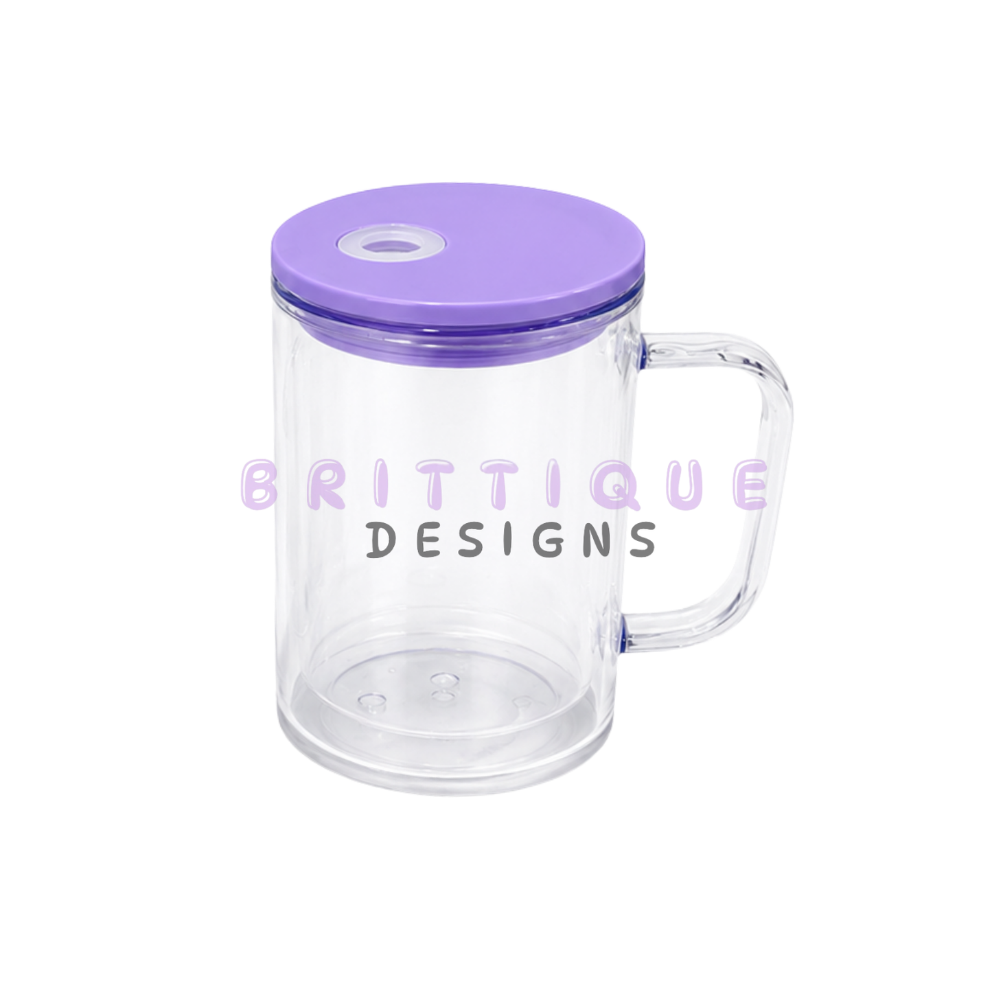 17oz Acrylic Snowglobe Mug | Blank