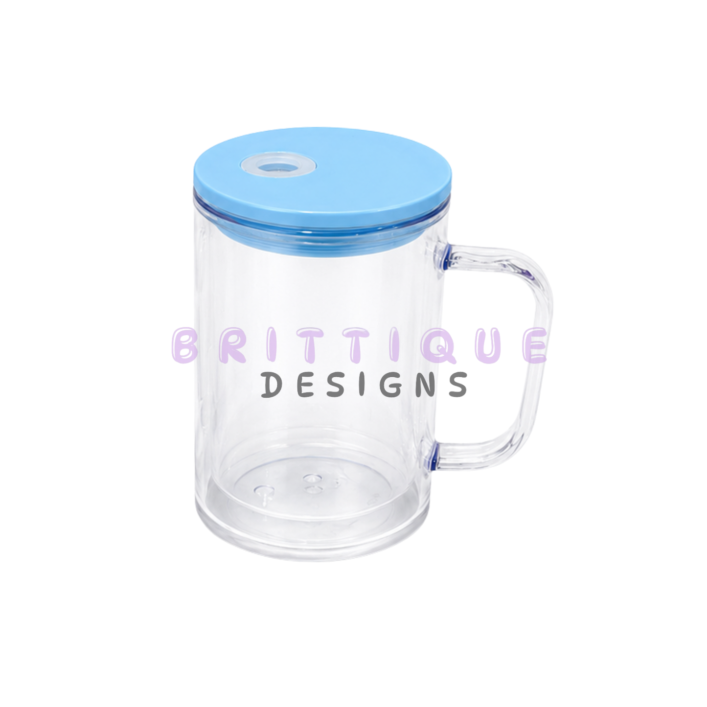 17oz Acrylic Snowglobe Mug | Blank