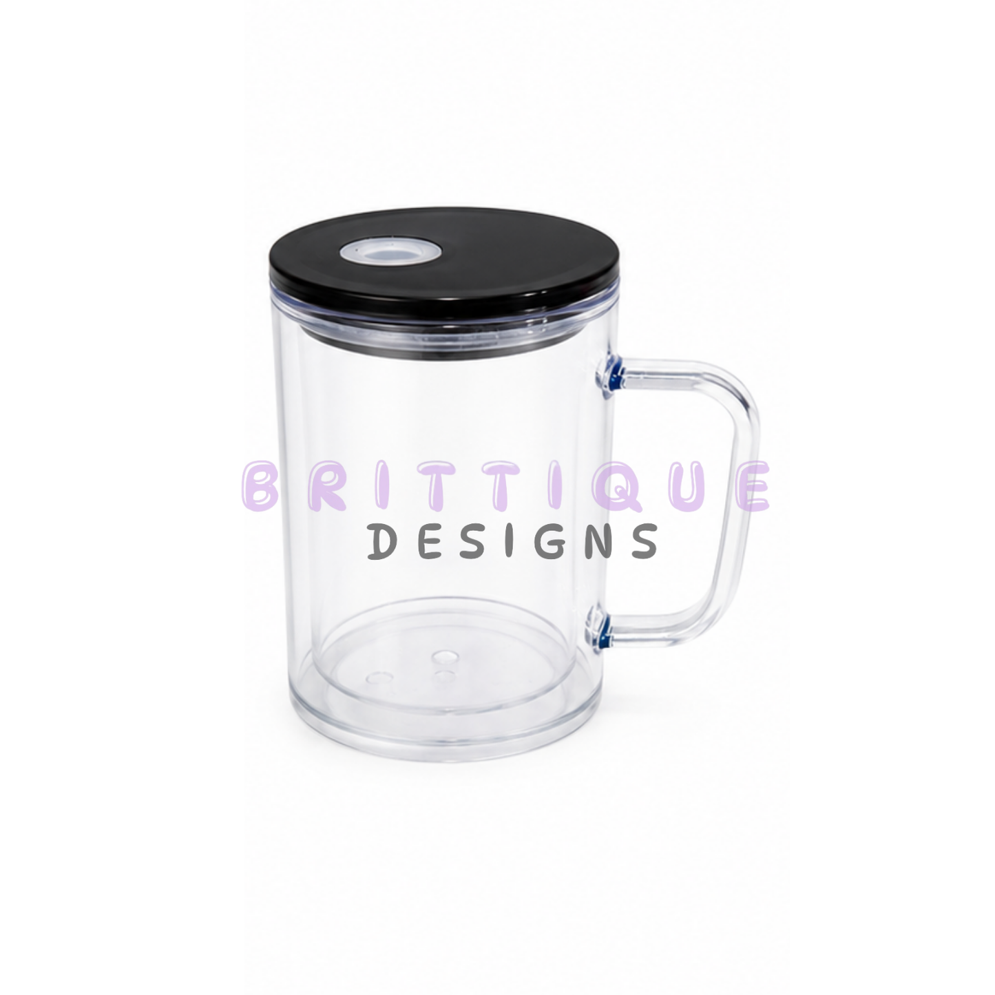 17oz Acrylic Snowglobe Mug | Blank