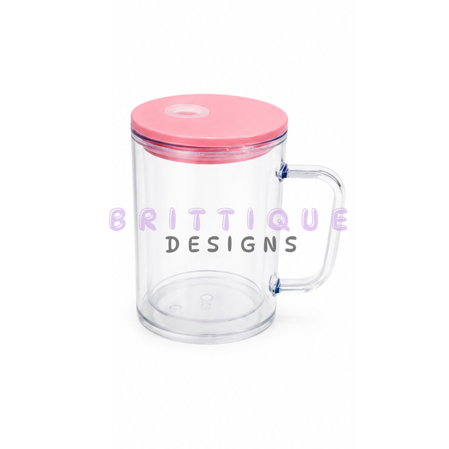 17oz Acrylic Snowglobe Mug | Blank