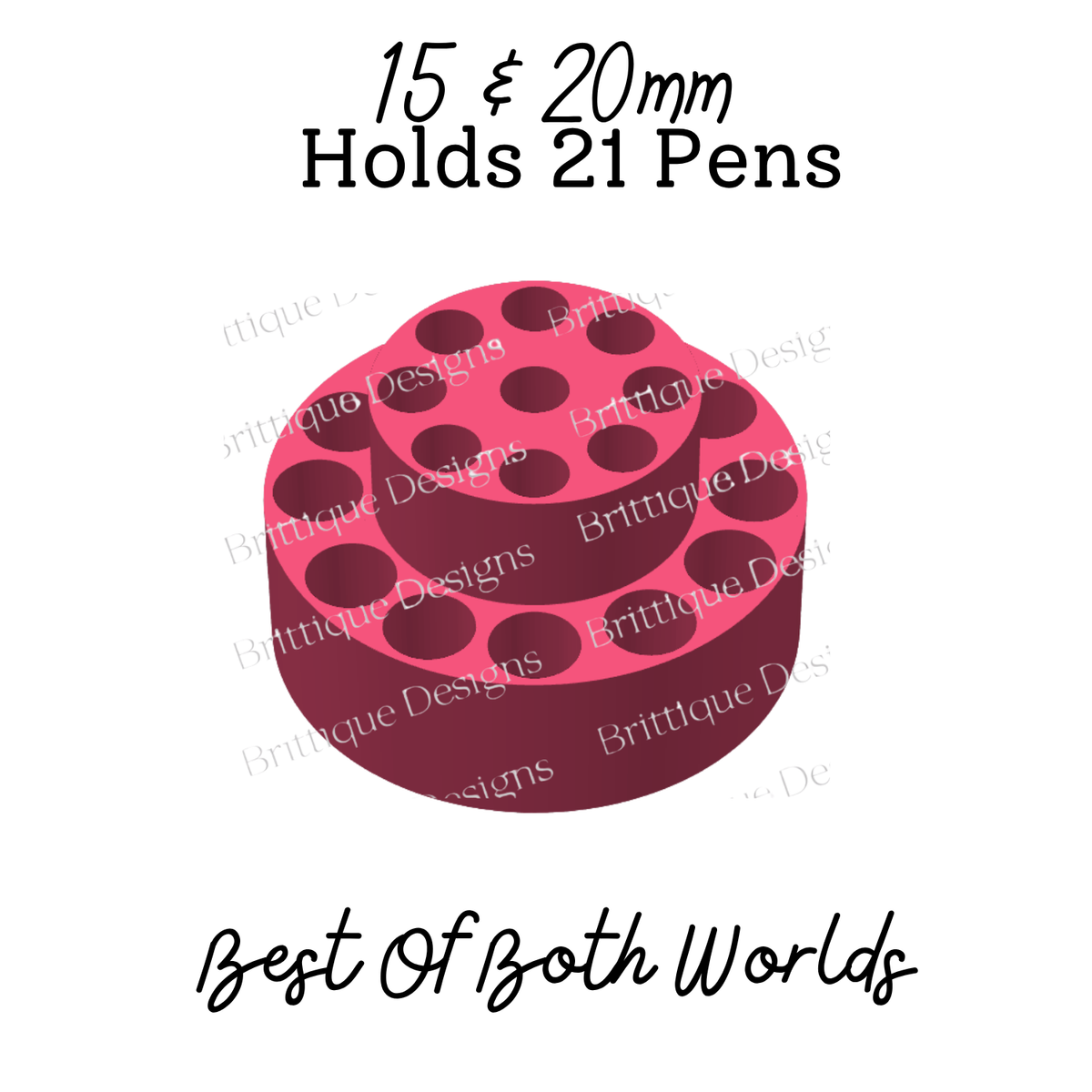 Mini Pen Holders | Bow, Round & Heart Designs
