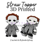 Straw Toppers | 3D Printed | 8mm Hole