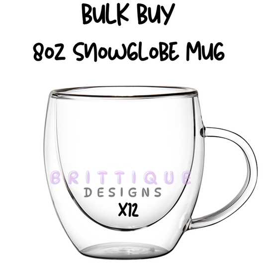 BULK BUY | 8oz Snowglobe Mugs