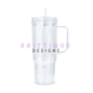 40oz Acrylic Snow Globe Tumbler Blank