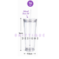 Acrylic Flat Top Snow Globe Tumbler | Blank