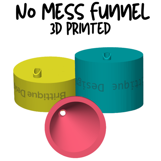 No Mess Glitter Funnel | 3D Printed Craft Funnel