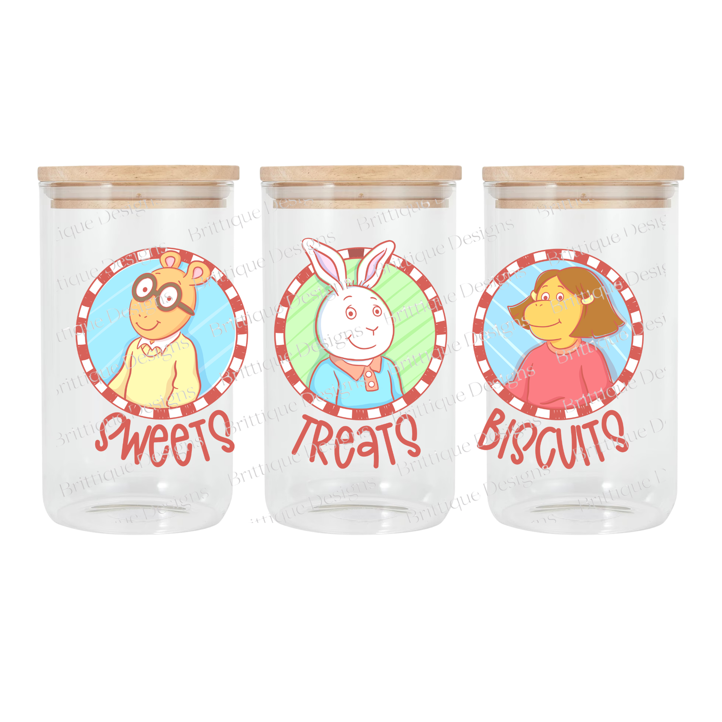 Canister Decal | 16oz Double Sided UV DTF | #734
