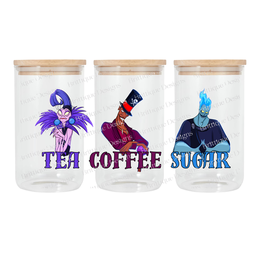 Canister Decal | 16oz Double Sided UV DTF | #735
