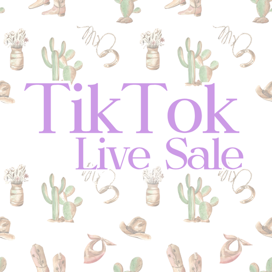 TikTok Live Sale Deposit