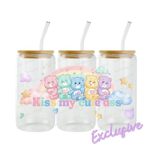 Kiss My Cute 4ss | 16oz UV DTF Exclusive