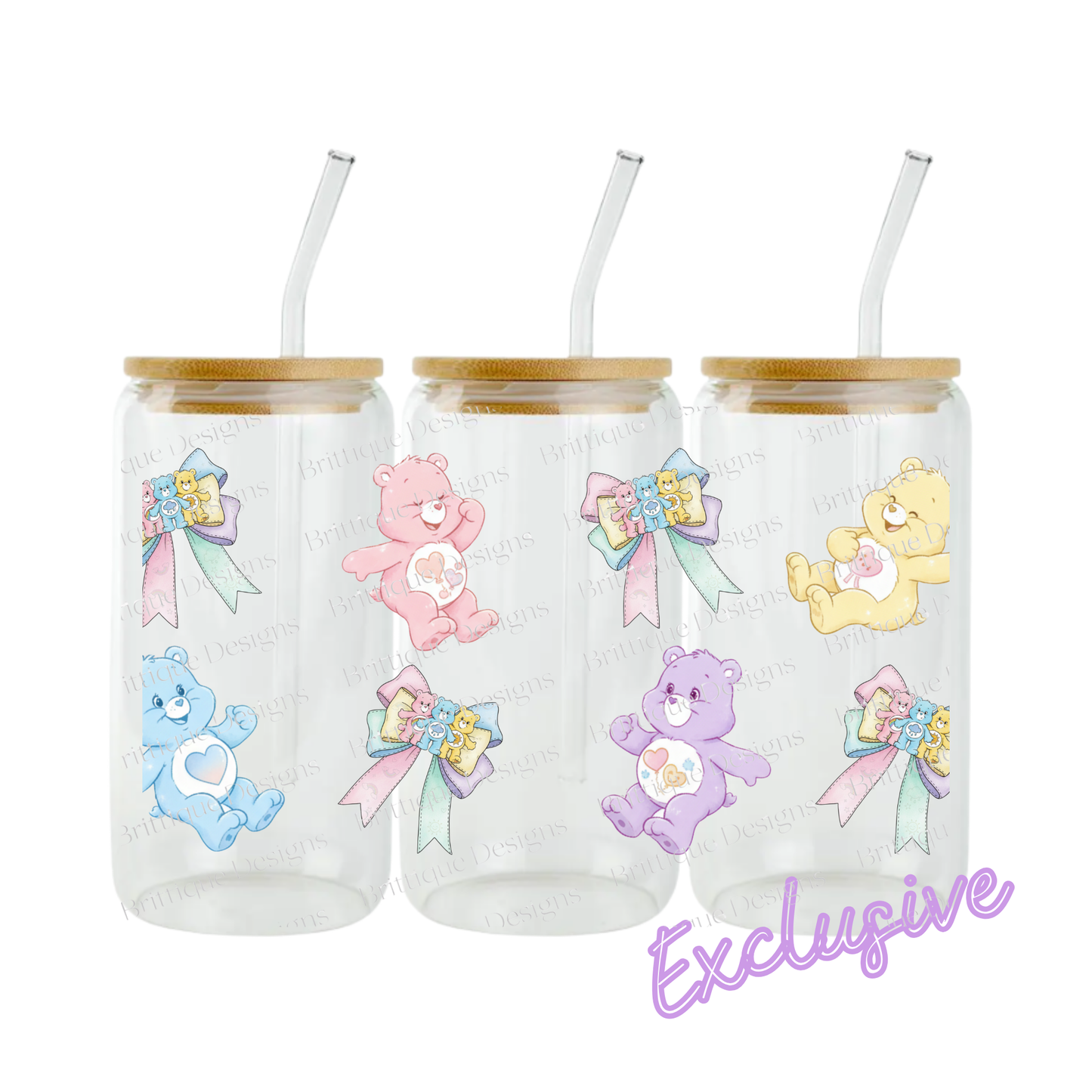 XOXO Car3b3ars | 16oz UV DTF Exclusive