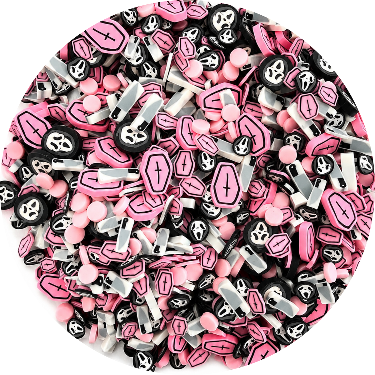 Pink Frights 5-10mm | Polymer Clay Pieces