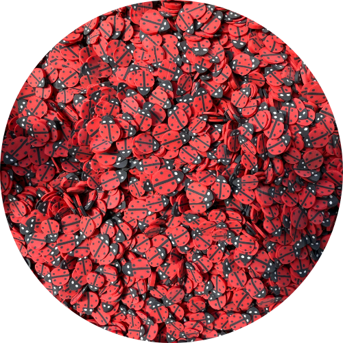 Lady Bugs | Polymer Clay Pieces