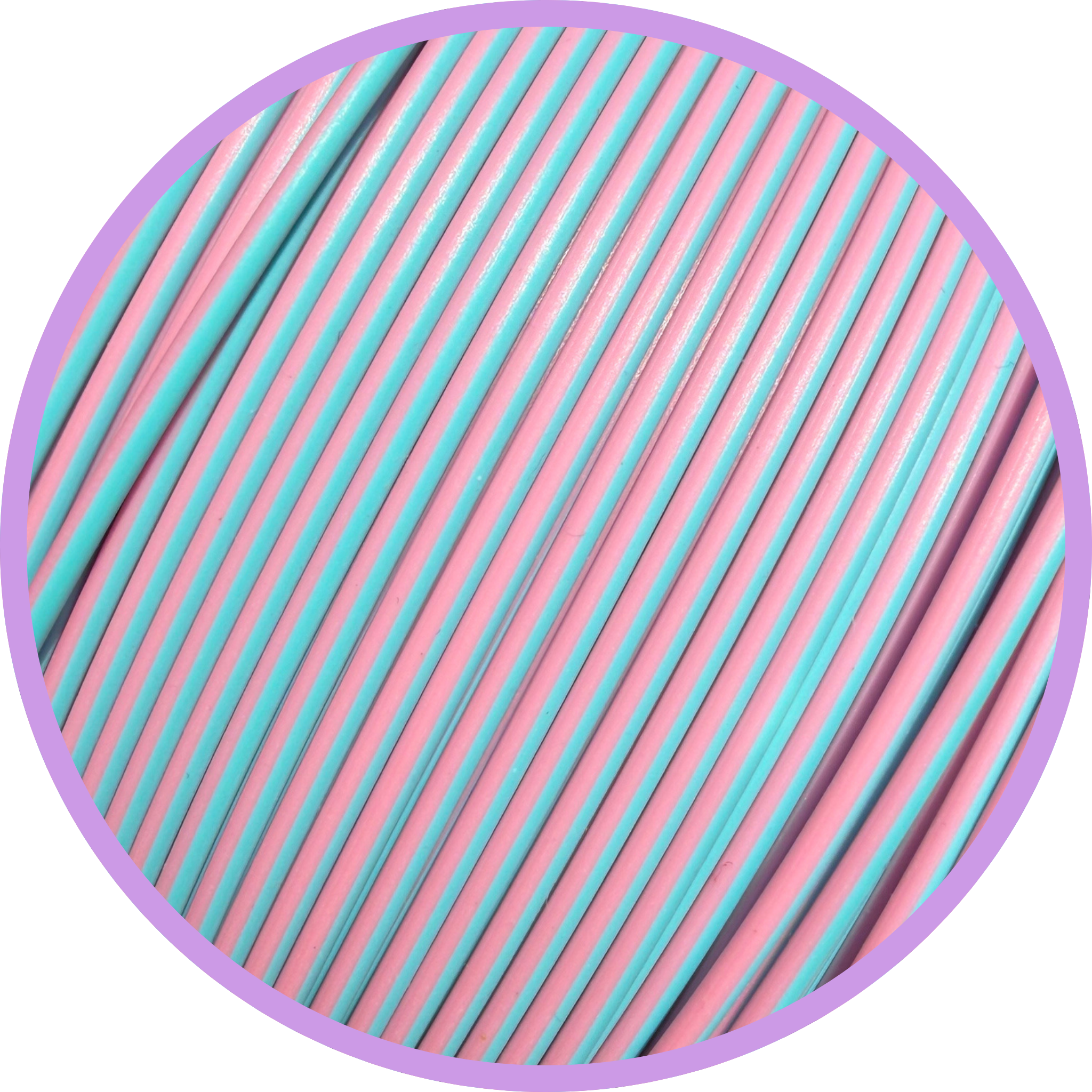 Pink Blue Bi Colour