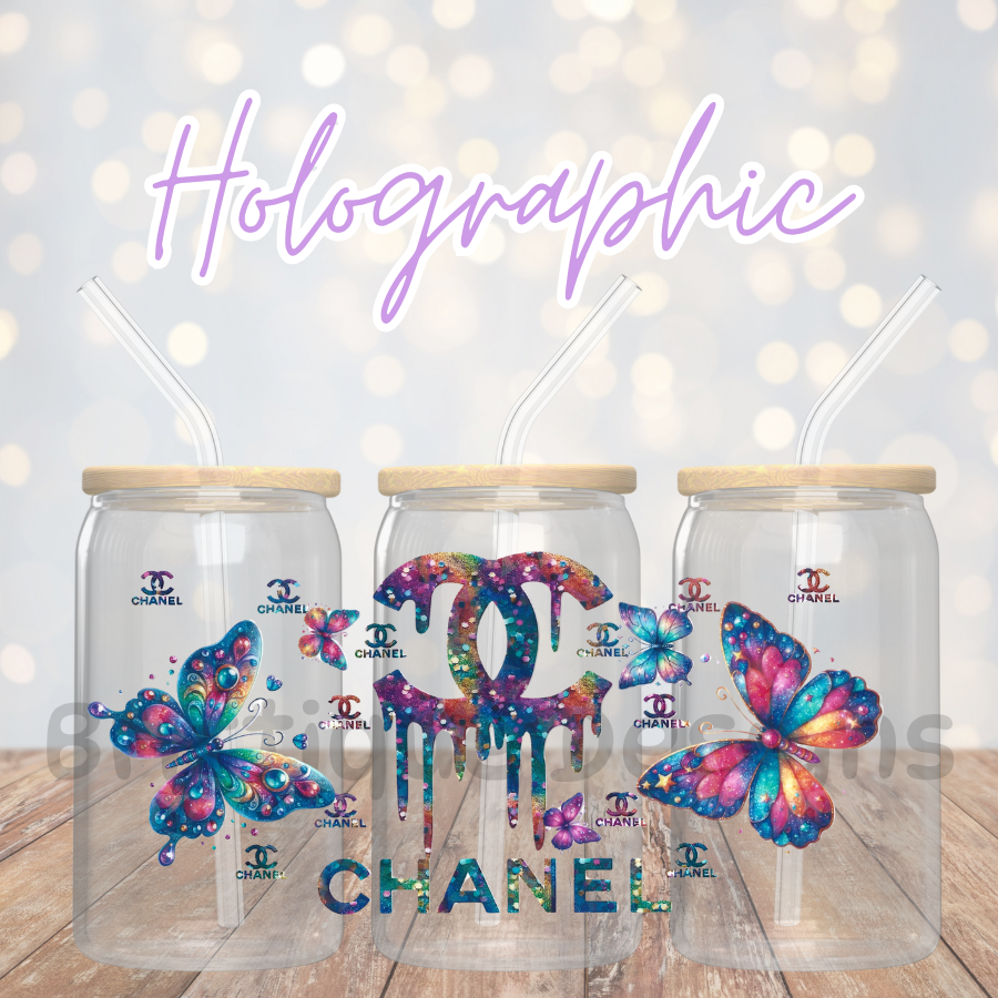 16oz Holographic UV DTF Wrap #37