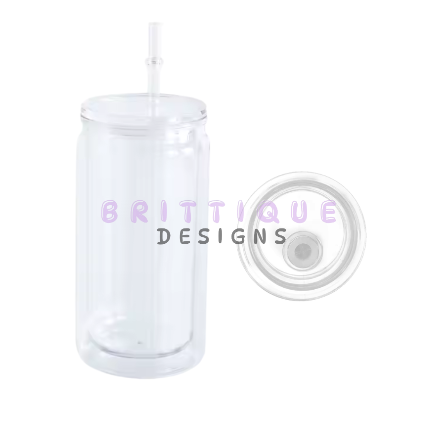 16oz Acrylic Snow Globe Tumbler | Blank