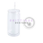 16oz Acrylic Snow Globe Tumbler | Blank