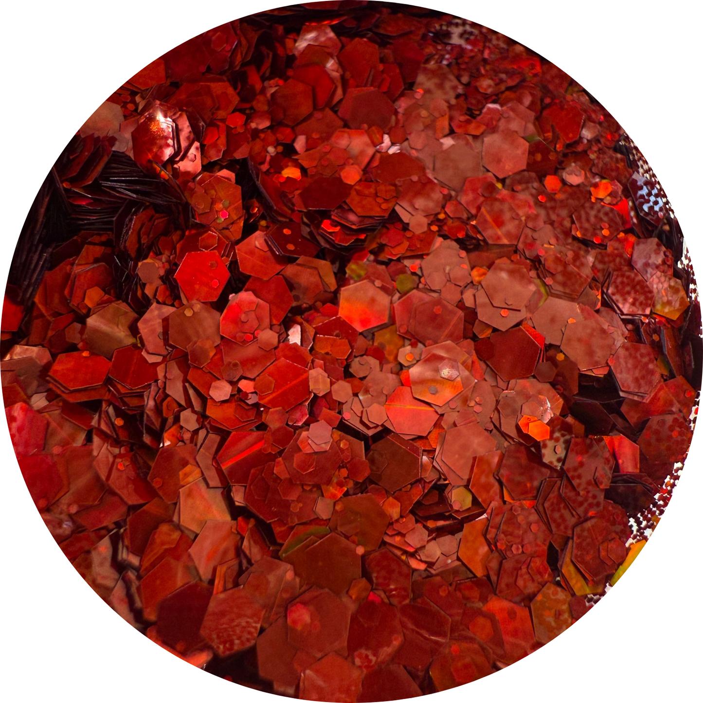 Flame | Holographic | Chunky Glitter | 50g Shaker