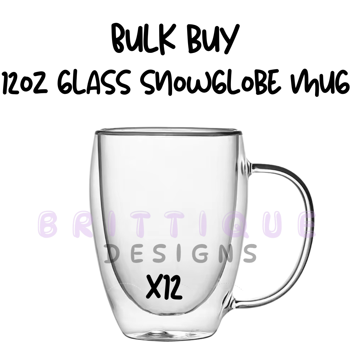 BULK BUY | 12oz Snowglobe Mugs