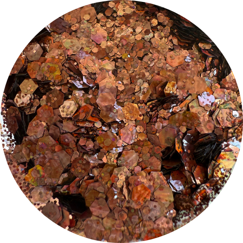 Shining Brown | Holographic | Chunky Glitter | 50g Shaker