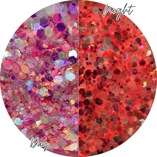 After Dark Pink | Glow In The Dark Glitter | 50g Shaker