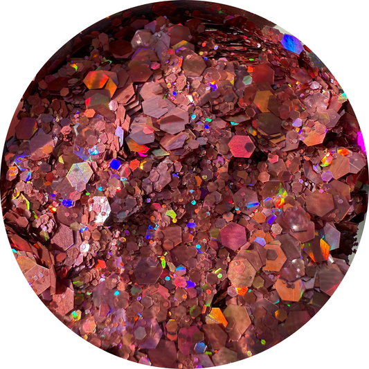 Blush | Holographic | Chunky Glitter | 50g Shaker