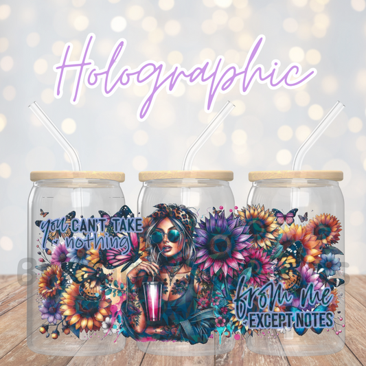 16oz Holographic UV DTF Wrap #31